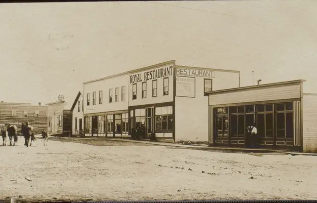 Royal Restaurant on the main street